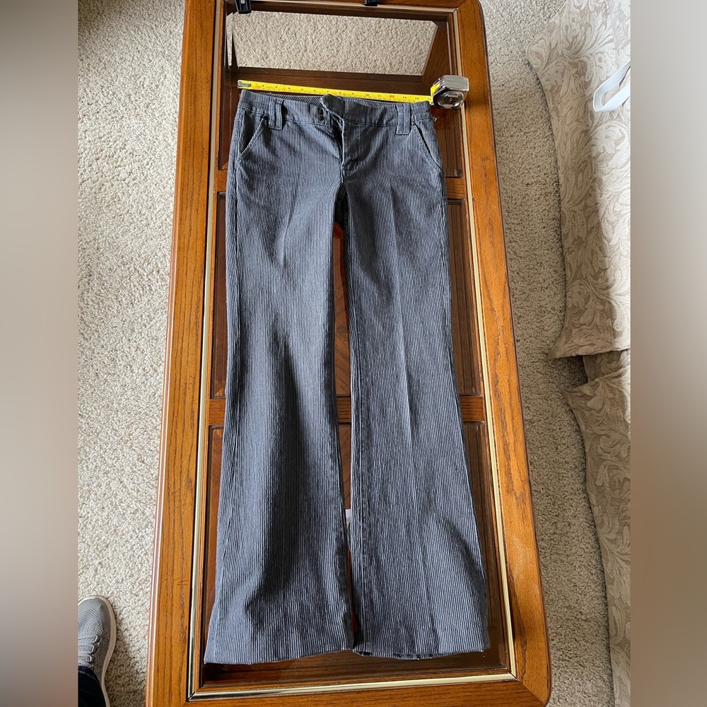 Vintage CAbi pinstripe flare jeans size 2